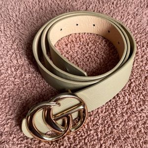 Tan Fashion Belt